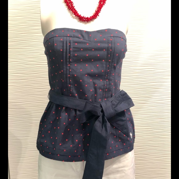ABERCROMBIE & FITCH Polka Dot Tube Top - Picture 2 of 7
